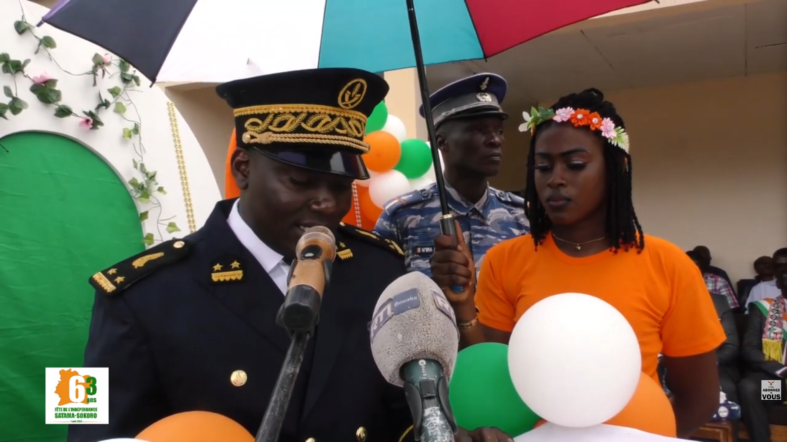 LA FÊTE DE L' AN 63 DE L'INDEPENDANCE DE LA CÔTE D'IVOIRE A SATAMA SOKORO - PHOENIX MULTIMEDIA & PRO