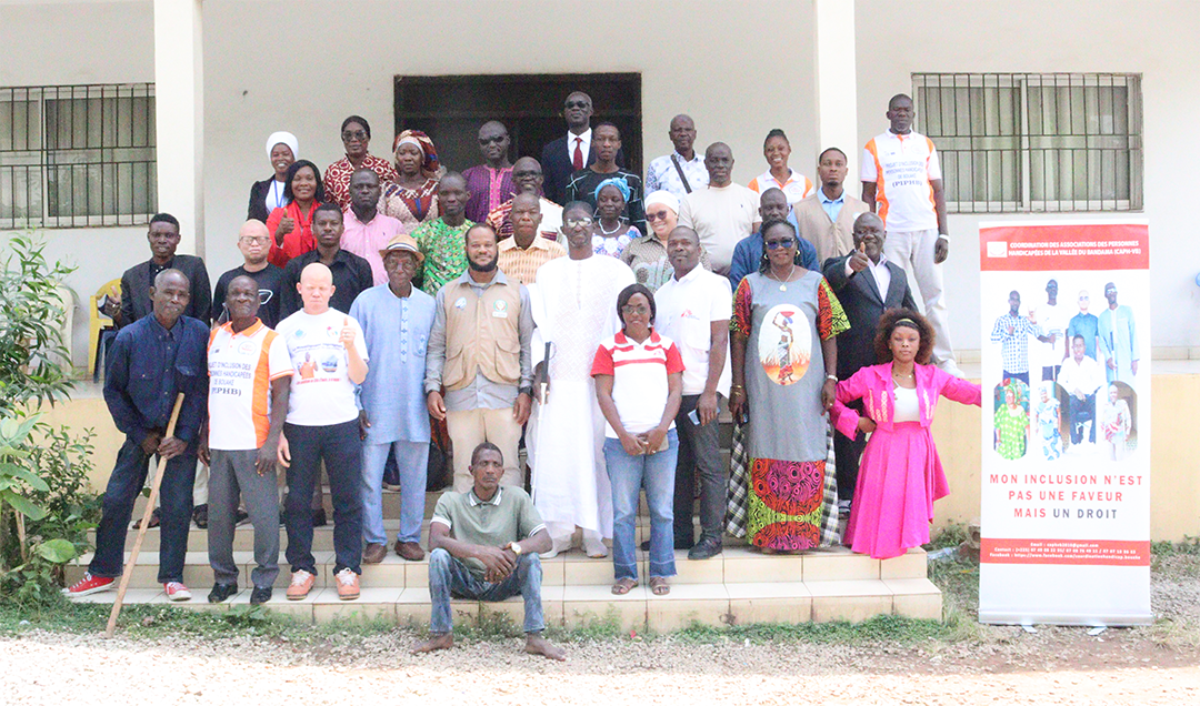 Bouaké : la CAPH-VB plaide pour une meilleure participation des personnes handicapées à la gouvernance locale