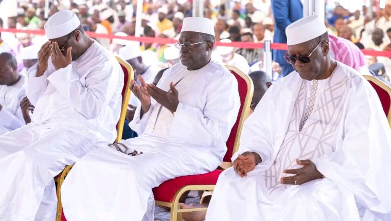 Côte d'Ivoire / Tabaski : La grande mosquée du Golf reçoit la visite de Alassane Ouattara, Président de la République de Côte d'ivoire.