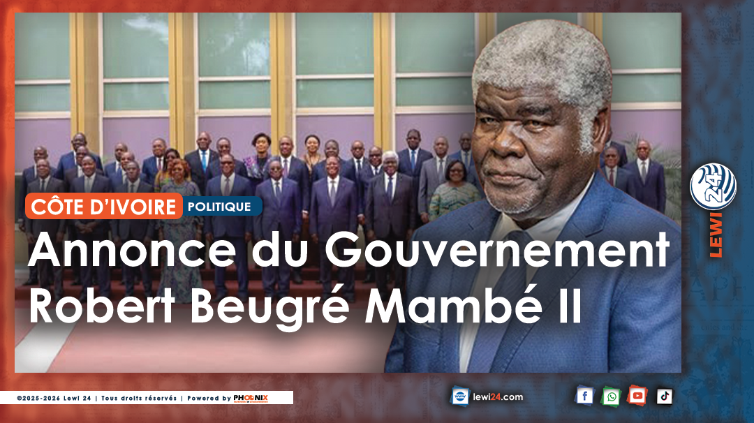 Primature ivoirienne : Annonce officielle du Gouvernement  Robert Beugré Mambé II