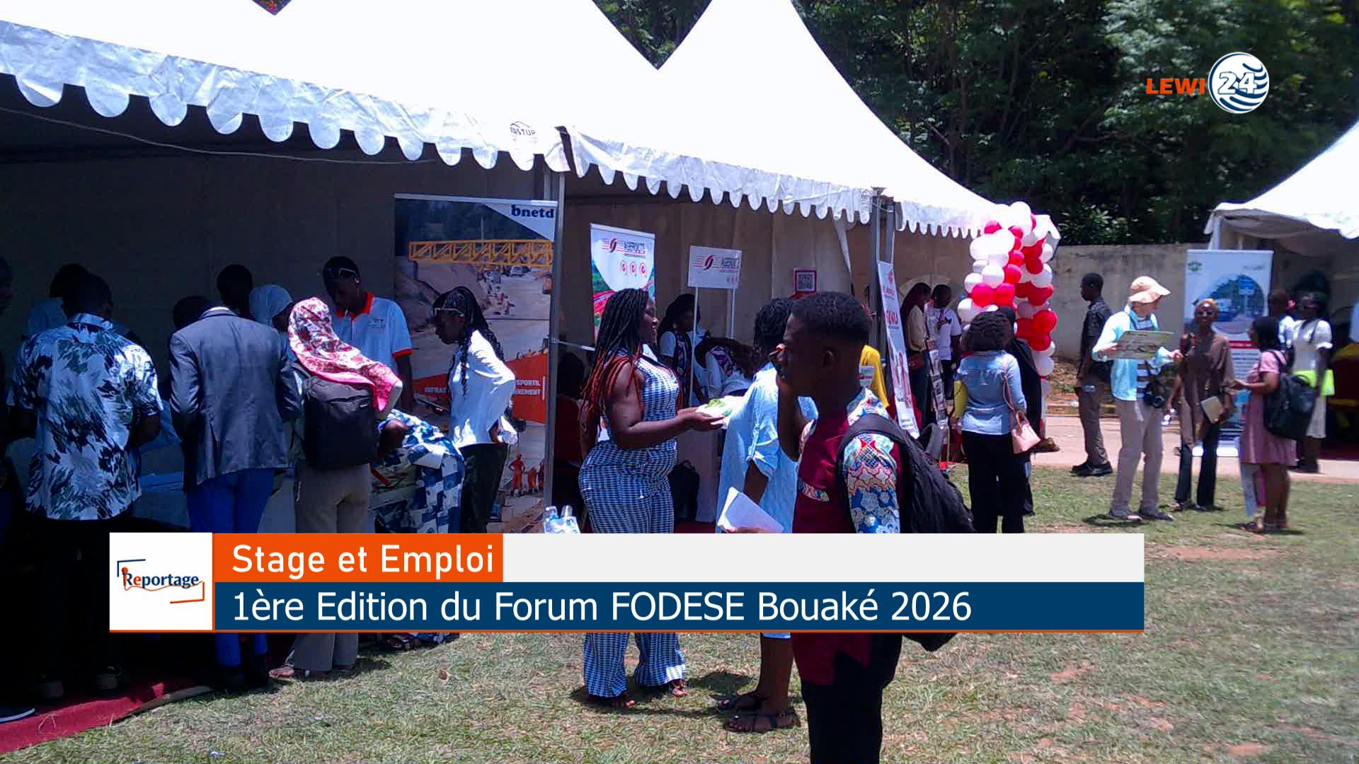 [ Reportage TV] FODESE Bouaké 2026 : Le cabinet EMPOWER rapproche les opportunités des jeunes